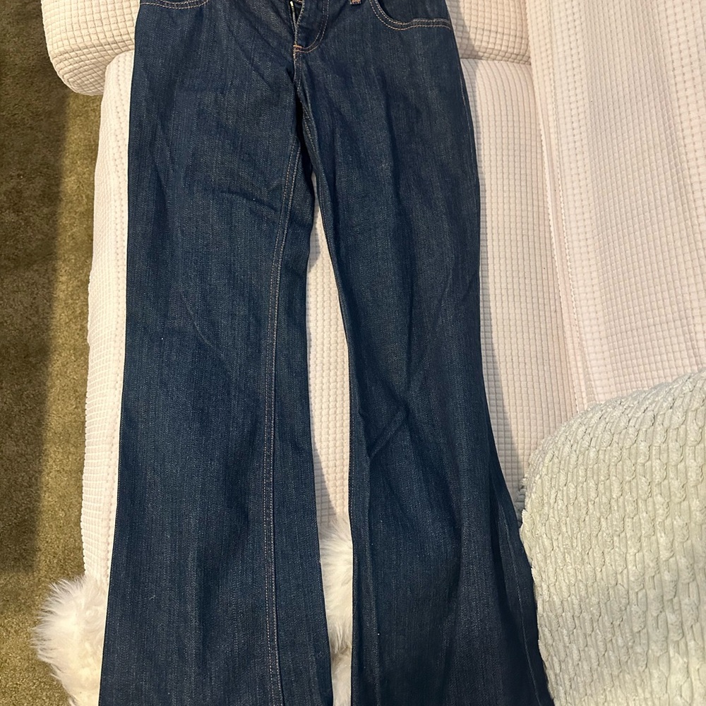 Gucci Blue Straight Leg Jeans